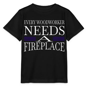 dad gift idea tree feller lumber birthday - Stanley/Stella Kinder T-Shirt MINI CREATOR  - Schwarz - Vorne - Mikhail (115cm)