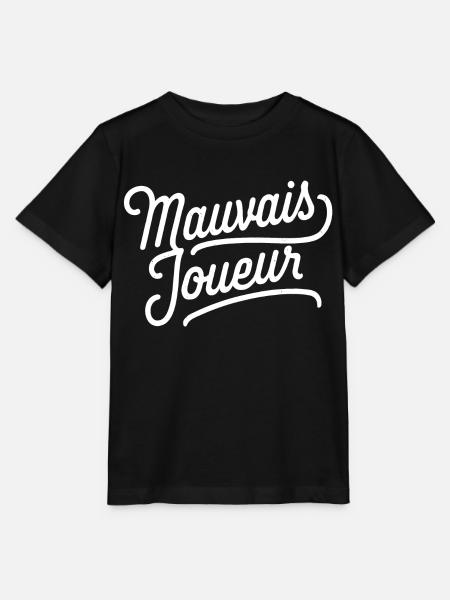 Mauvais joueur - T-shirt bio MINI CREATOR Stanley/Stella Enfant - noir