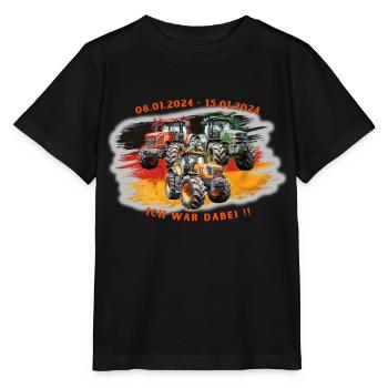 08.01.2024 bis 15.01.2024 ICH WAR DABEI - Stanley/Stella Kinder T-Shirt MINI CREATOR  - Schwarz - Vorne - Mikhail (115cm)
