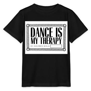 MES CHEMISES THERAPHY page 0003 - T-shirt bio MINI CREATOR Stanley/Stella Enfant - noir - Devant - Mikhail (115cm)