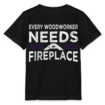 Arboriculture Cutter Job Hearbeat Arboriculteur - T-shirt bio MINI CREATOR Stanley/Stella Enfant - noir - Devant - Mikhail (115cm)