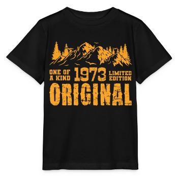 Geburtstagsgeschenk 1973 - 1973 - Stanley/Stella Kinder T-Shirt MINI CREATOR  - Schwarz - Vorne - Mikhail (115cm)