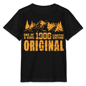 Geburtstagsgeschenk 1986 - 1986 - Stanley/Stella Kinder T-Shirt MINI CREATOR  - Schwarz - Vorne - Mikhail (115cm)