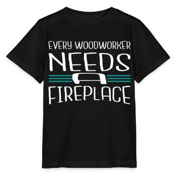 Bingo Hall Tshirts Woodcutter - Stanley/Stella MINI CREATOR Kids’ T-Shirt - black - Front - Mikhail (115cm)