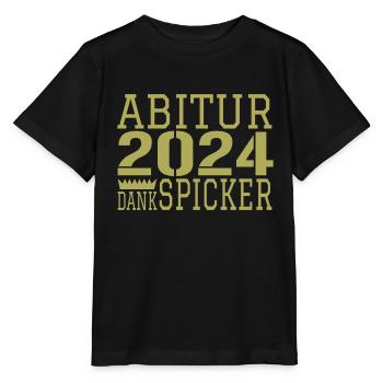 Abi abitur - Stanley/Stella Kinder T-Shirt MINI CREATOR  - Schwarz - Vorne - Mikhail (115cm)