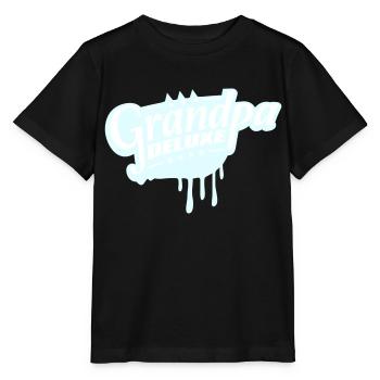 Grand-père Deluxe Meilleur grand-père Grand-père Amour Grand-père Logo de grand-père - T-shirt bio MINI CREATOR Stanley/Stella Enfant - noir - Devant - Mikhail (115cm)