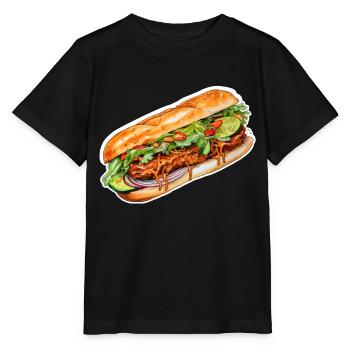 Banh Mi - T-shirt bio MINI CREATOR Stanley/Stella Enfant - noir - Devant - Mikhail (115cm)