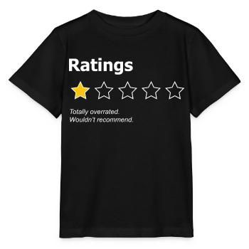 Des notes totalement surestimées - T-shirt bio MINI CREATOR Stanley/Stella Enfant - noir - Devant - Mikhail (115cm)