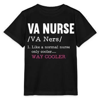 VA Nurse Meaning - Stanley/Stella Kinder T-Shirt MINI CREATOR  - Schwarz - Vorne - Mikhail (115cm)