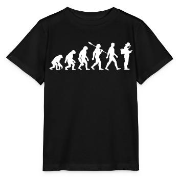 Evolution - Apiculteurs - Abeilles - Apiculture - T-shirt bio MINI CREATOR Stanley/Stella Enfant - noir - Devant - Mikhail (115cm)