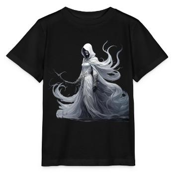 Gruseliges Halloween-partykostüm Banshee - T-shirt bio MINI CREATOR Stanley/Stella Enfant - noir - Devant - Mikhail (115cm)
