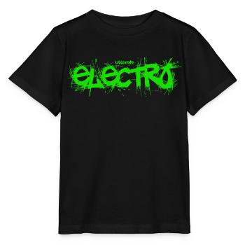 KIKKBEATZ "Electro" - Stanley/Stella Kinder T-Shirt MINI CREATOR  - Schwarz - Vorne - Mikhail (115cm)
