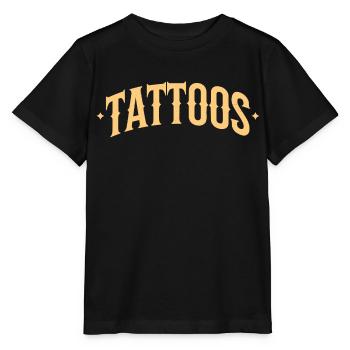 Tattoos - T-shirt bio MINI CREATOR Stanley/Stella Enfant - noir - Devant - Mikhail (115cm)
