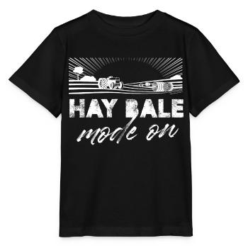 Mode de balles de foin sur la mise en balles de paille Culture du foin - T-shirt bio MINI CREATOR Stanley/Stella Enfant - noir - Devant - Mikhail (115cm)