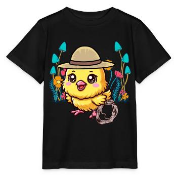 animaux mignons poussin wild west enfants enfant - T-shirt bio MINI CREATOR Stanley/Stella Enfant - noir - Devant - Mikhail (115cm)