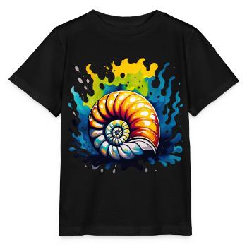Geologie - Fossil - Stanley/Stella Kinder T-Shirt MINI CREATOR  - Schwarz - Vorne - Mikhail (115cm)