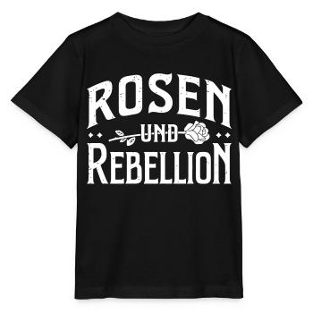 Rosen und Rebellion - T-shirt bio MINI CREATOR Stanley/Stella Enfant - noir - Devant - Mikhail (115cm)