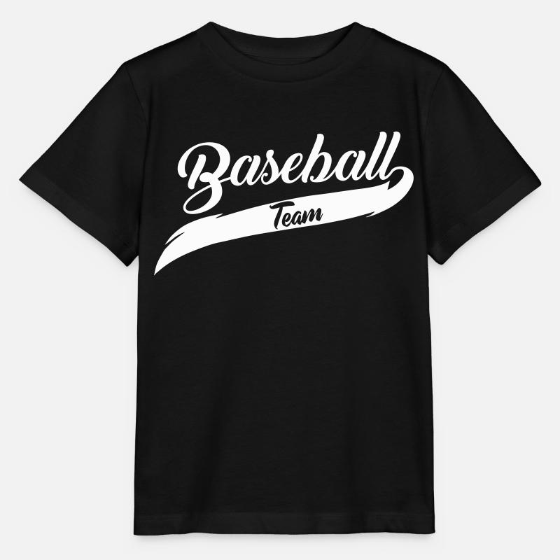 baseball team - Stanley/Stella Kinder T-Shirt MINI CREATOR - Schwarz