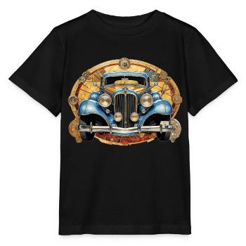 Vintage car - Stanley/Stella MINI CREATOR Kids’ T-Shirt - black - Front - Mikhail (115cm)