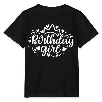 Motif de fête de fille d’anniversaire - T-shirt bio MINI CREATOR Stanley/Stella Enfant - noir - Devant - Mikhail (115cm)