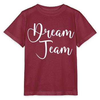 Dream Team - Stanley/Stella MINI CREATOR Kids’ T-Shirt - burgundy - Front - Kain (125cm)