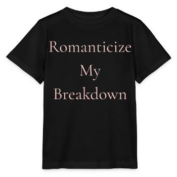 Romantiser mon t-shirt en panne – Soft Girl Sad - T-shirt bio MINI CREATOR Stanley/Stella Enfant - noir - Devant - Mikhail (115cm)