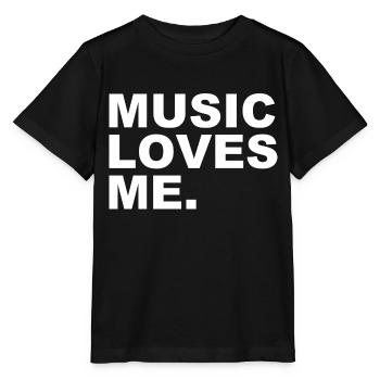 La musique m’aime - La musique m’aime - T-shirt bio MINI CREATOR Stanley/Stella Enfant - noir - Devant - Mikhail (115cm)