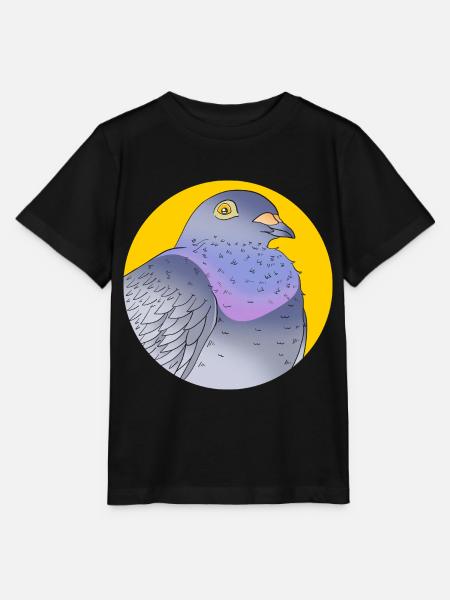 Taubenrennen Taube Tauben - Stanley/Stella Kinder T-Shirt MINI CREATOR  - Schwarz