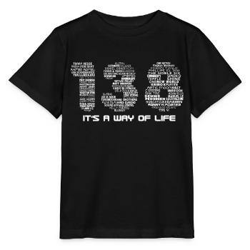 138 Trance (White Text) - Stanley/Stella MINI CREATOR Kids’ T-Shirt - black - Front - Mikhail (115cm)
