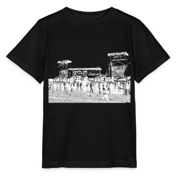 sound system 12 - T-shirt bio MINI CREATOR Stanley/Stella Enfant - noir - Devant - Mikhail (115cm)