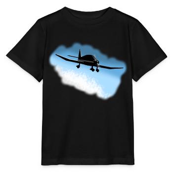 DR400 Himmel - Stanley/Stella Kinder T-Shirt MINI CREATOR  - Schwarz - Vorne - Mikhail (115cm)