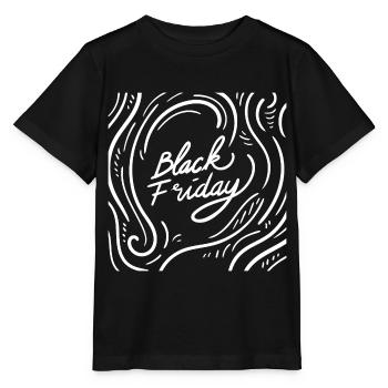 Black Friday Sale. Love Shopping. Gifts for Sales - Stanley/Stella MINI CREATOR Kids’ T-Shirt - black - Front - Mikhail (115cm)