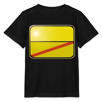 Blank signpost - Stanley/Stella MINI CREATOR Kids’ T-Shirt - black - Front - Mikhail (115cm)