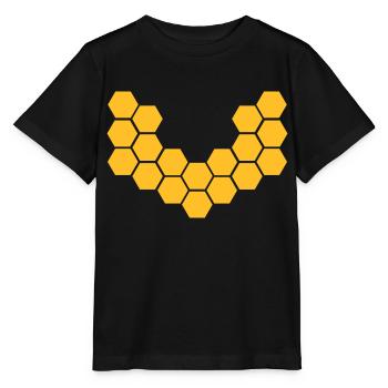 Honeycombs - Stanley/Stella MINI CREATOR Kids’ T-Shirt - black - Front - Mikhail (115cm)