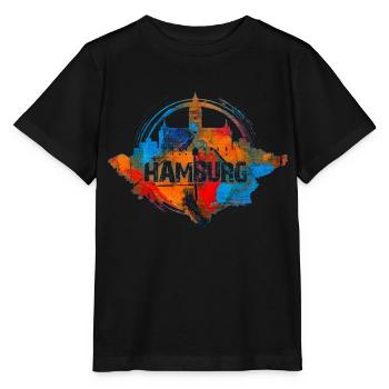 Couleur Hambourg - T-shirt bio MINI CREATOR Stanley/Stella Enfant - noir - Devant - Mikhail (115cm)