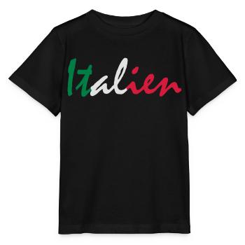 italy - Stanley/Stella MINI CREATOR Kids’ T-Shirt - black - Front - Mikhail (115cm)