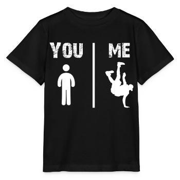 Breakdance Funny Gift Joke B-Boying - Stanley/Stella MINI CREATOR Kids’ T-Shirt - black - Front - Mikhail (115cm)