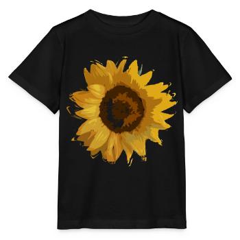 tournesol - T-shirt bio MINI CREATOR Stanley/Stella Enfant - noir - Devant - Mikhail (115cm)