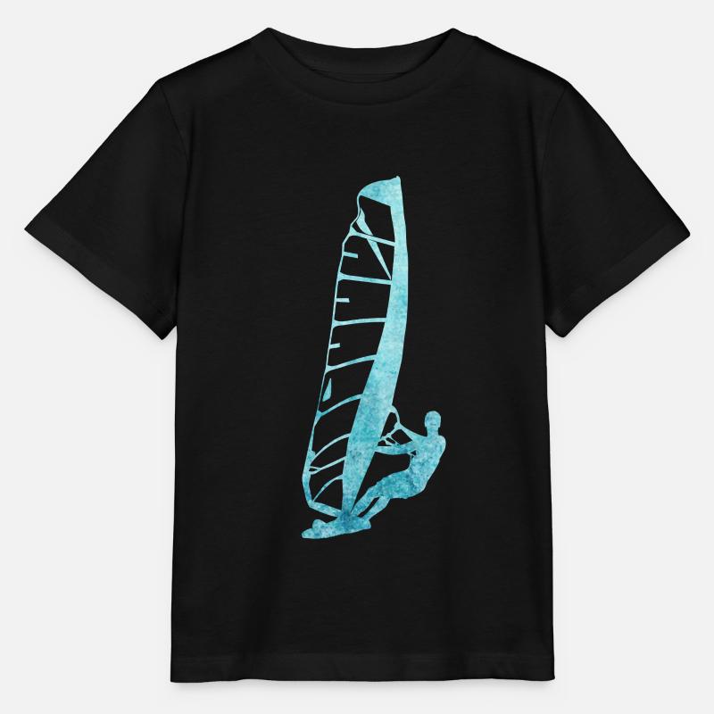 planche à voile - T-shirt bio MINI CREATOR Stanley/Stella Enfant - noir