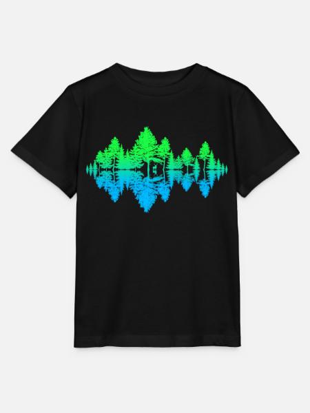 Bruit de la nature (printemps) - T-shirt bio MINI CREATOR Stanley/Stella Enfant - noir