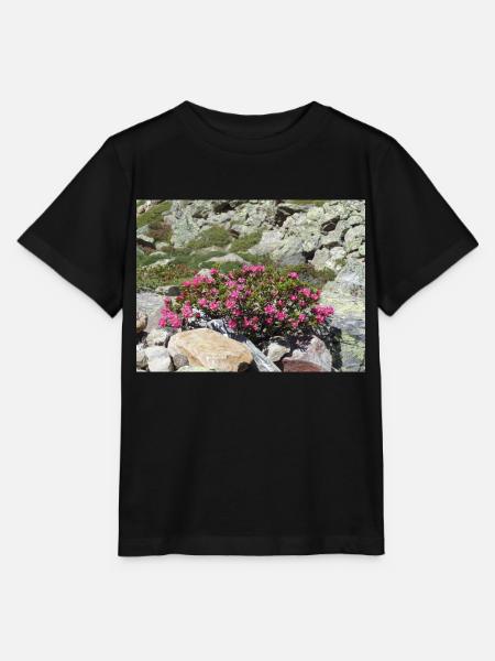 Alpenrosen - Stanley/Stella Kinder T-Shirt MINI CREATOR  - Schwarz