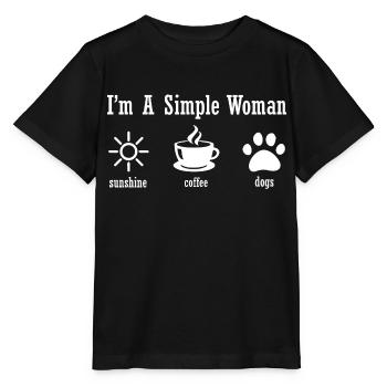 Chien chien - T-shirt bio MINI CREATOR Stanley/Stella Enfant - noir - Devant - Mikhail (115cm)