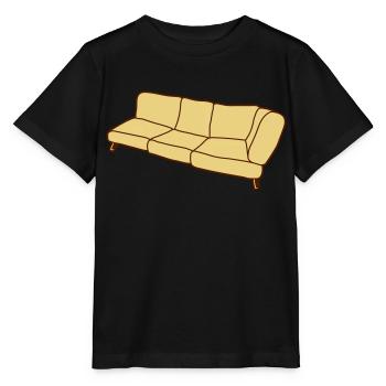 Conception de Clipart de canapé - T-shirt bio MINI CREATOR Stanley/Stella Enfant - noir - Devant - Mikhail (115cm)