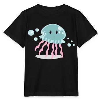 Jellyfish - Stanley/Stella MINI CREATOR Kids’ T-Shirt - black - Front - Mikhail (115cm)
