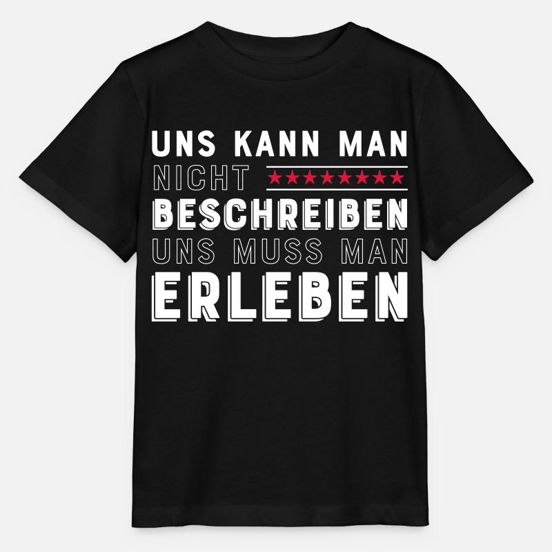 Freunde für immer - Stanley/Stella Kinder T-Shirt MINI CREATOR - Schwarz