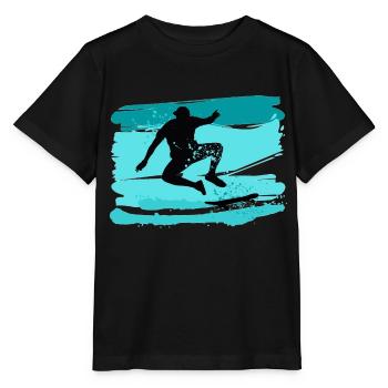 Patineurs - T-shirt bio MINI CREATOR Stanley/Stella Enfant - noir - Devant - Mikhail (115cm)