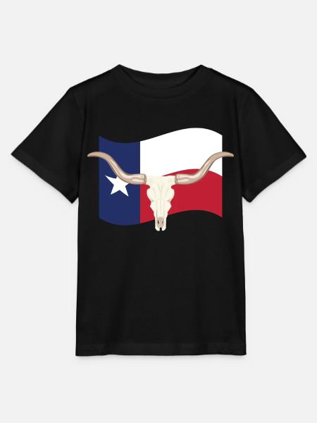 Texas - Stanley/Stella Kinder T-Shirt MINI CREATOR - Schwarz