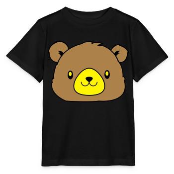 bär - T-shirt bio MINI CREATOR Stanley/Stella Enfant - noir - Devant - Mikhail (115cm)