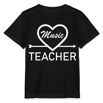 Rock and Roll Rock Music - Stanley/Stella Kinder T-Shirt MINI CREATOR  - Schwarz - Vorne - Mikhail (115cm)