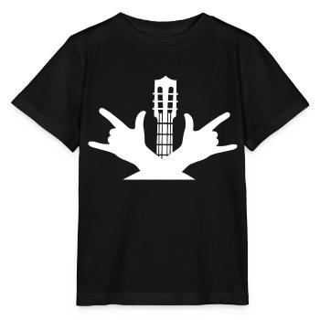 Rock and Roll Rock Music - Stanley/Stella Kinder T-Shirt MINI CREATOR  - Schwarz - Vorne - Mikhail (115cm)